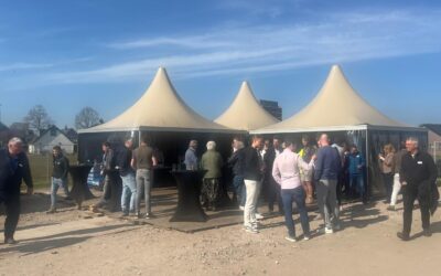 2 april officiële opening bouw Wekerom Oost